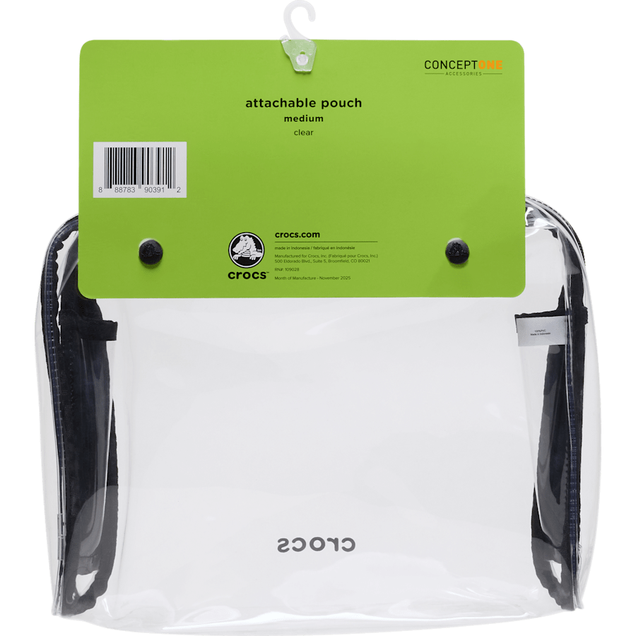 Medium Clear Pouch | Crocs for sale