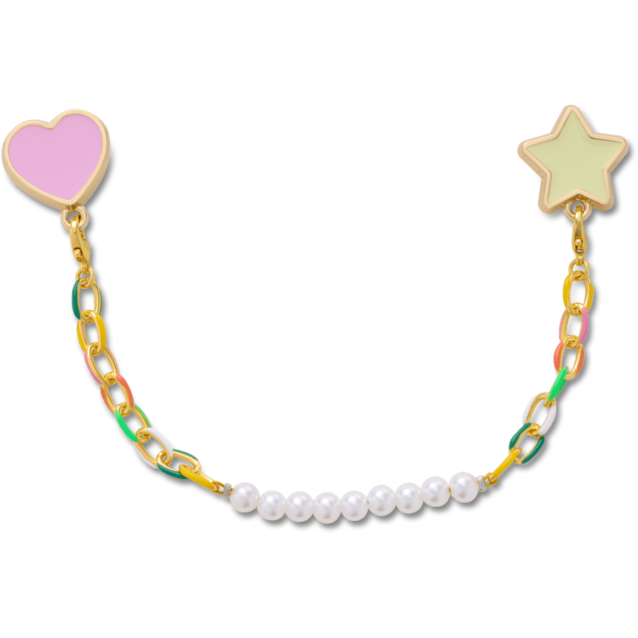 Pearl and Rainbow Bag Chain | Crocs for sale