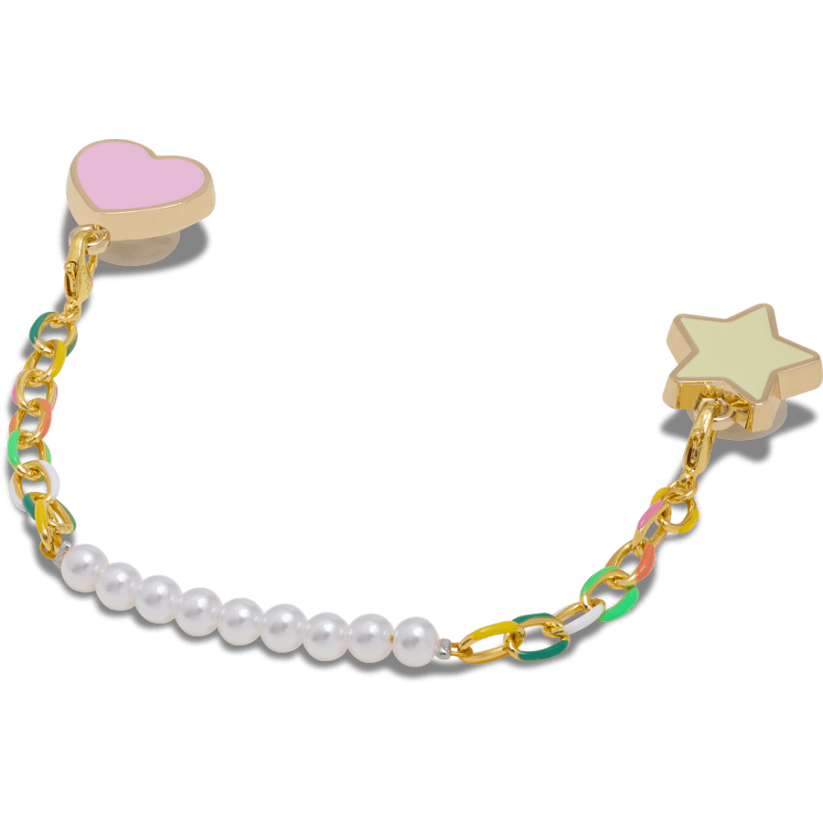 Pearl and Rainbow Bag Chain | Crocs for sale