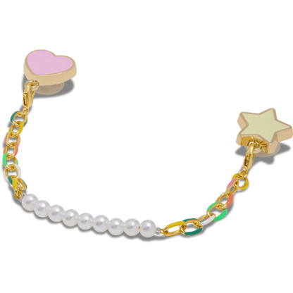 Pearl and Rainbow Bag Chain | Crocs for sale