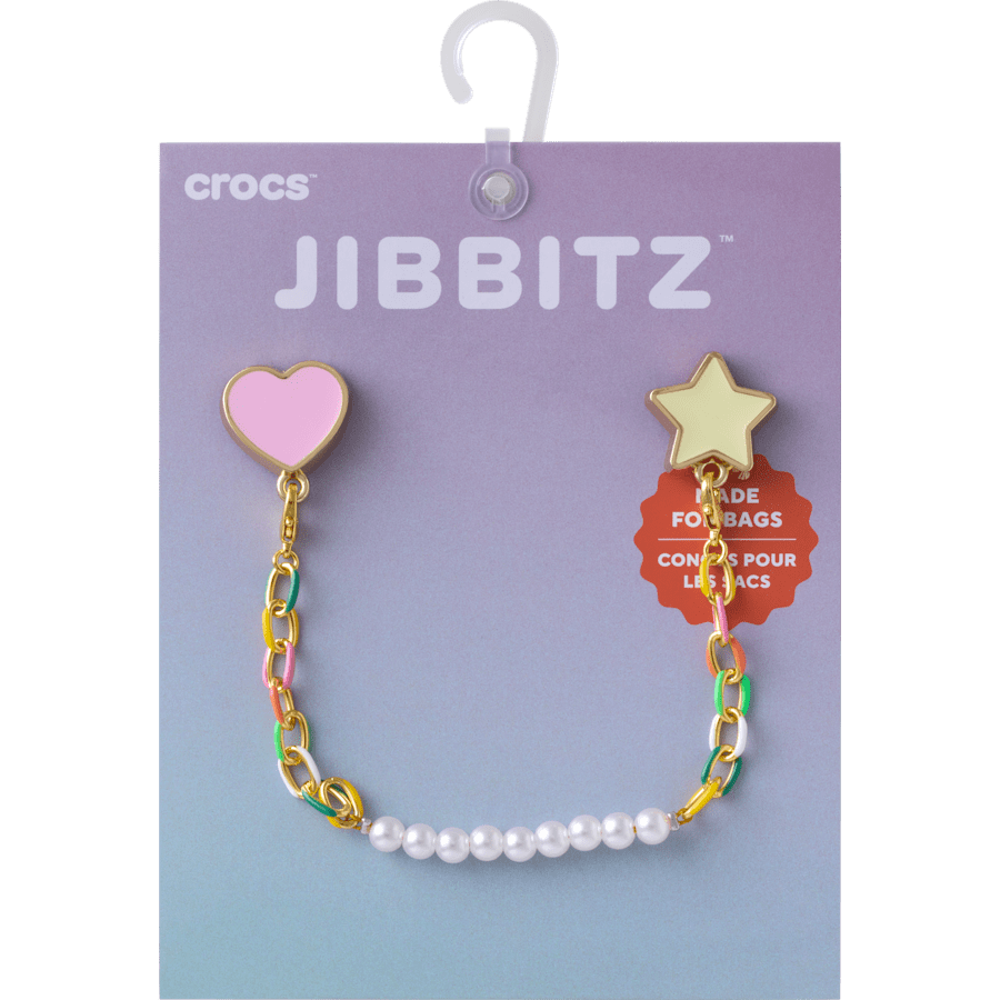 Pearl and Rainbow Bag Chain | Crocs for sale