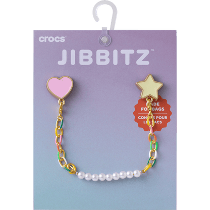 Pearl and Rainbow Bag Chain | Crocs for sale