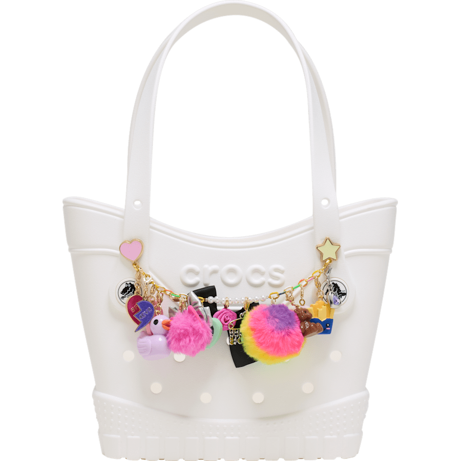 Pearl and Rainbow Bag Chain | Crocs for sale
