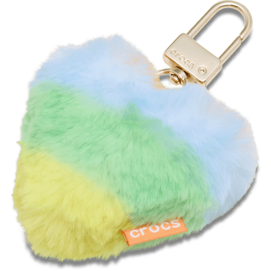 Plush Heart Bag Charm | Crocs outlet