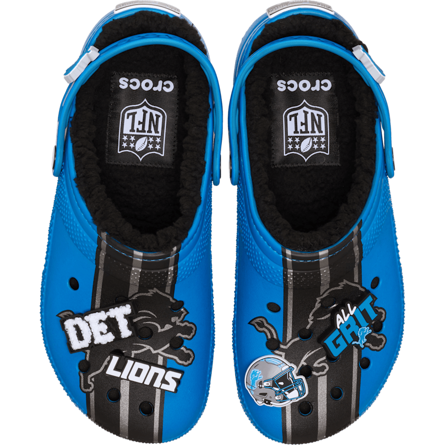 NFL Detroit Lions Classic Lined Clog | Crocs outlet