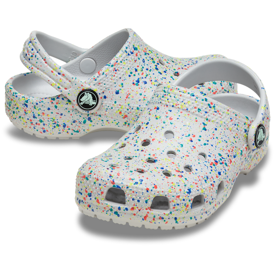 Kids' Classic Glow Paint Splatter Clog | Crocs US