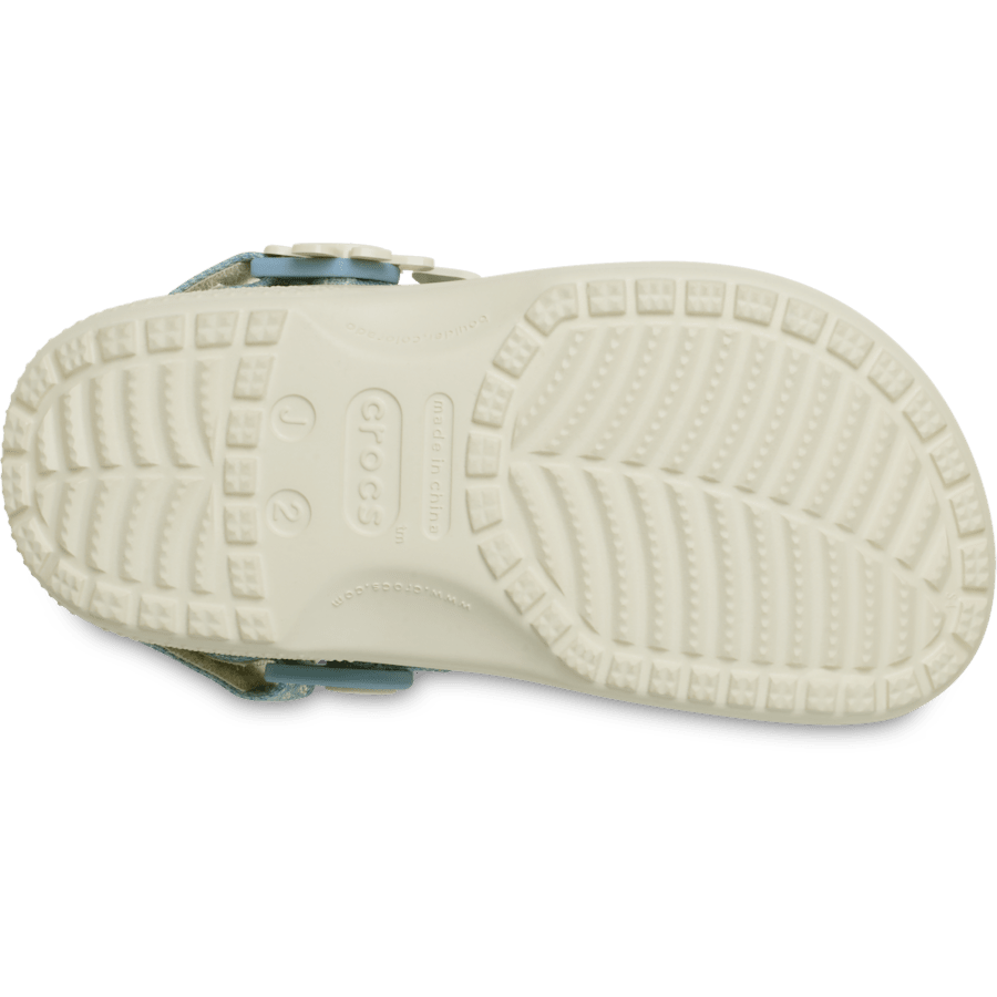 Kids’ Classic Denim Flower Adjustable Backstrap Clog | Crocs US