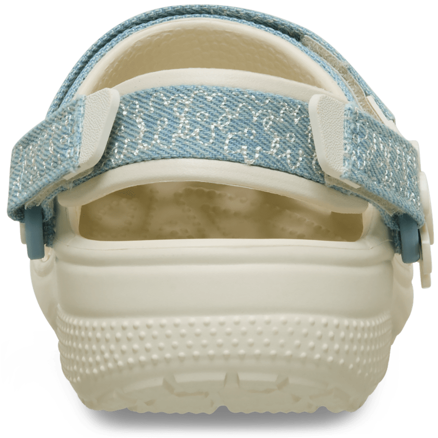 Kids’ Classic Denim Flower Adjustable Backstrap Clog | Crocs US