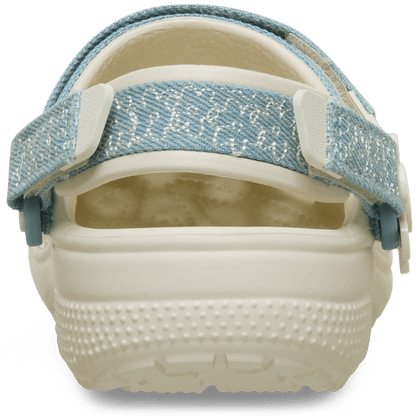 Kids’ Classic Denim Flower Adjustable Backstrap Clog | Crocs US