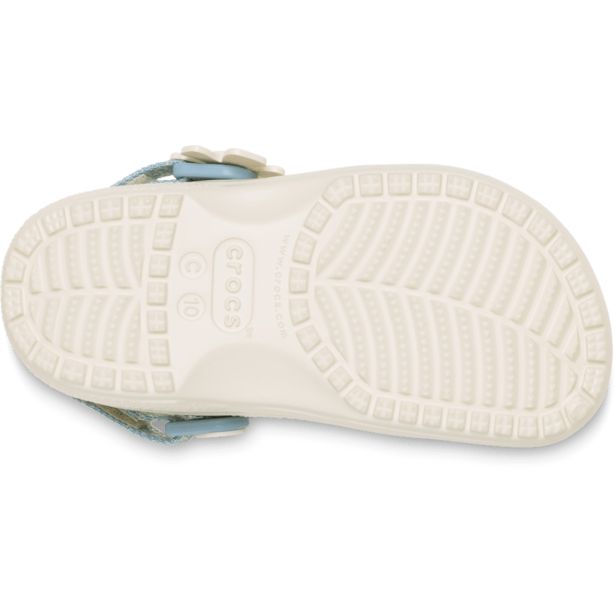 Toddler Classic Denim Flower Adjustable Backstrap Clog | Crocs near me