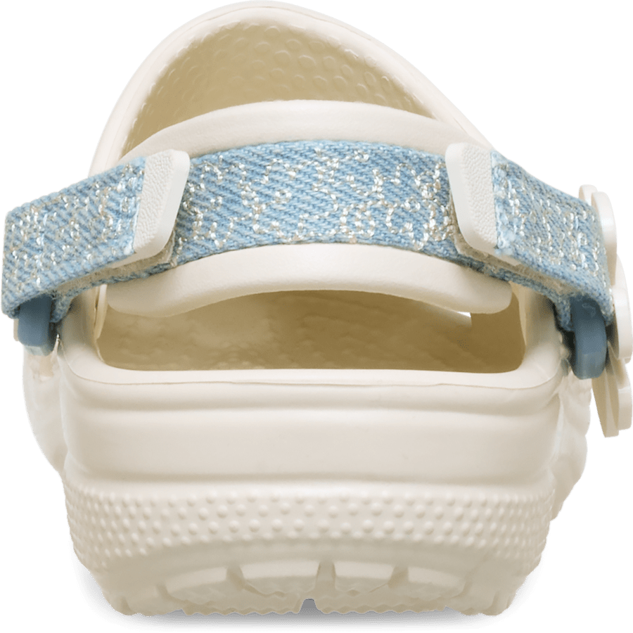 Toddler Classic Denim Flower Adjustable Backstrap Clog | Crocs near me