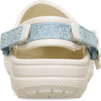 Toddler Classic Denim Flower Adjustable Backstrap Clog | Crocs near me