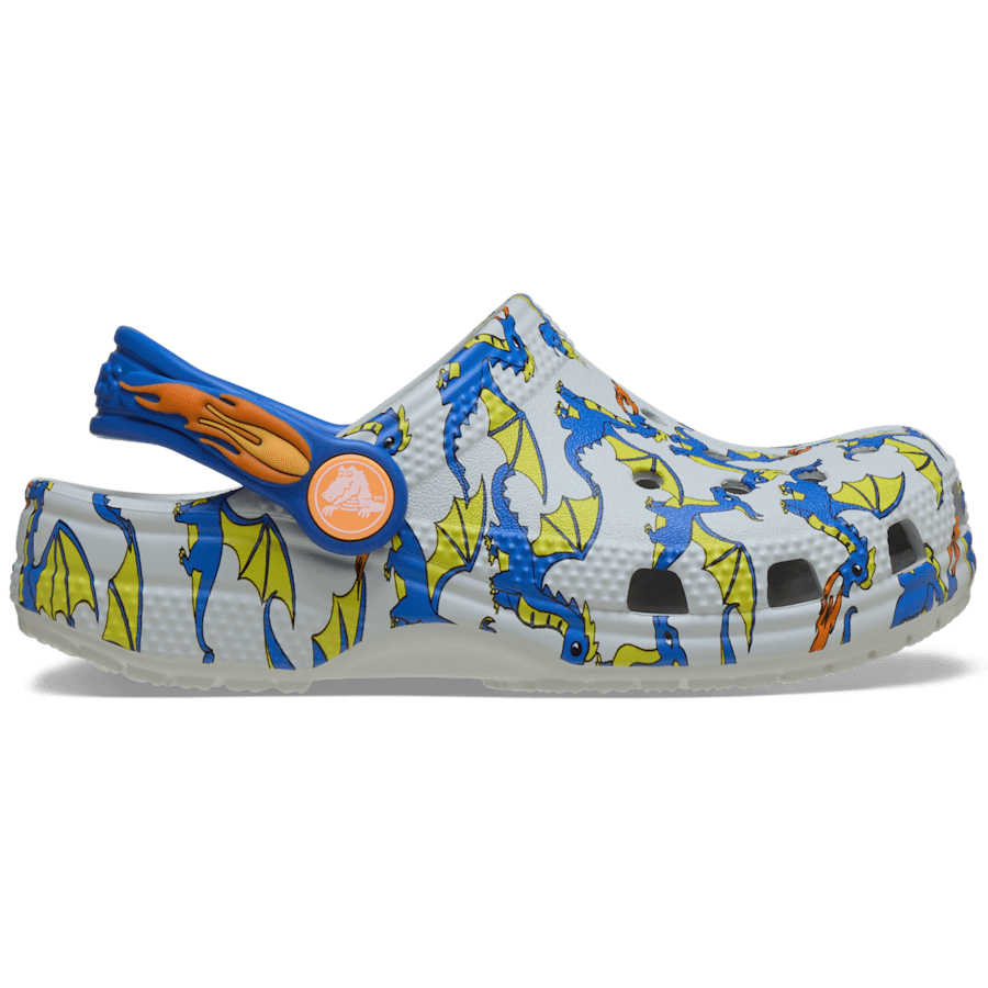 Toddler Classic Dragon Graphic Clog | Crocs outlet