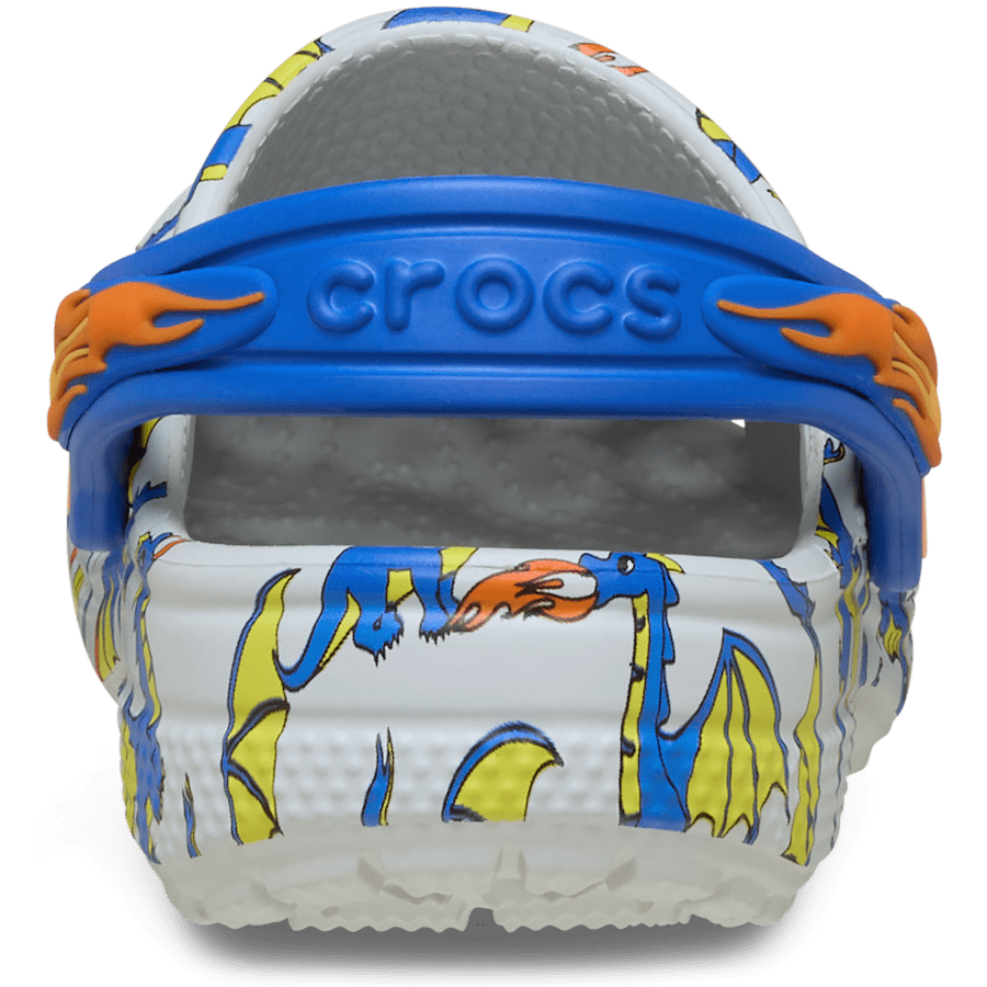 Toddler Classic Dragon Graphic Clog | Crocs outlet