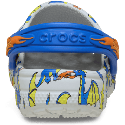 Toddler Classic Dragon Graphic Clog | Crocs outlet