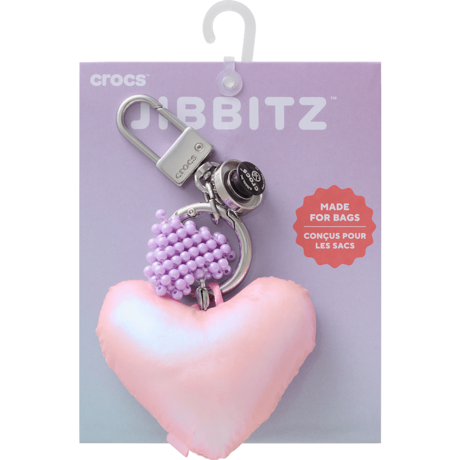 Double Heart Bag Charm | Crocs US