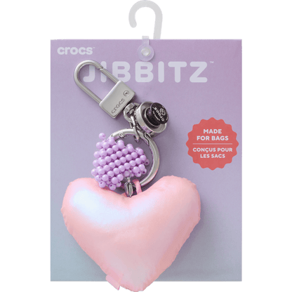 Double Heart Bag Charm | Crocs US