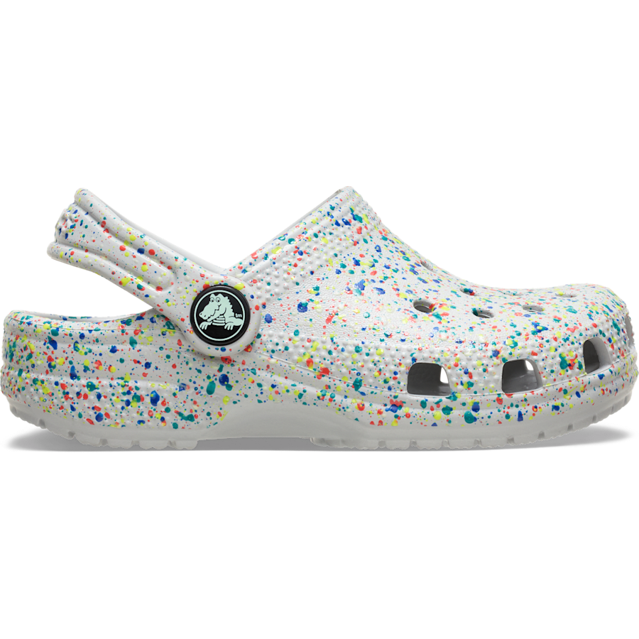 Toddler Classic Glow Paint Splatter Clog | Crocs for sale