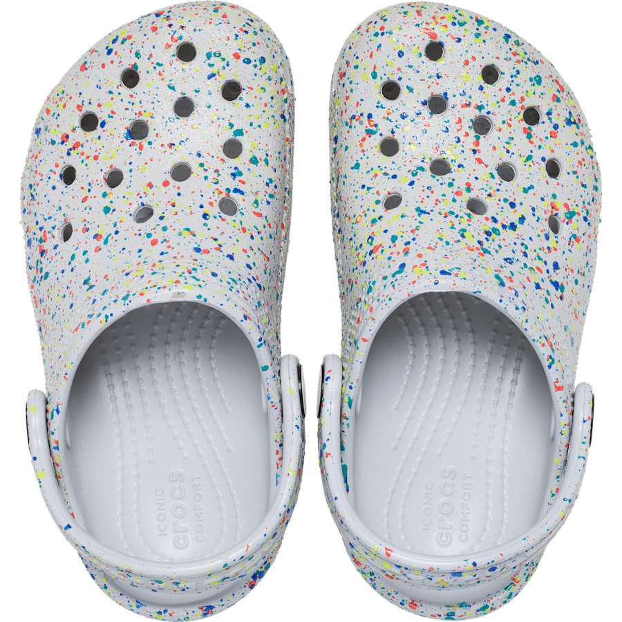 Toddler Classic Glow Paint Splatter Clog | Crocs for sale