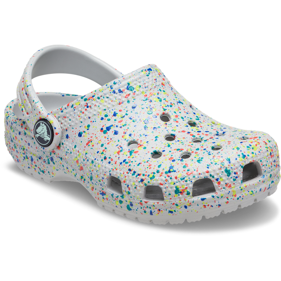 Toddler Classic Glow Paint Splatter Clog | Crocs for sale