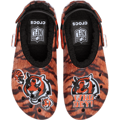 NFL Cincinnati Bengals Classic Lined Clog | Crocs outlet