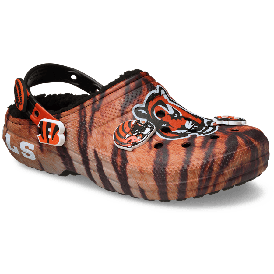 NFL Cincinnati Bengals Classic Lined Clog | Crocs outlet