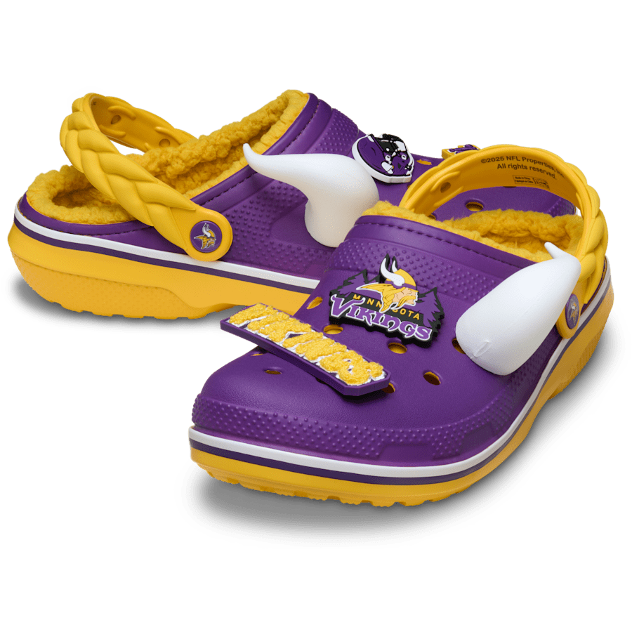 NFL Minnesota Vikings Classic Lined Clog | Crocs US