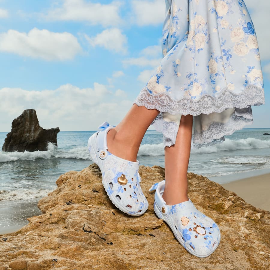 LoveShackFancy Blue Classic Clog | Crocs US