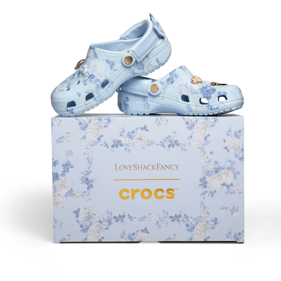 LoveShackFancy Blue Classic Clog | Crocs US