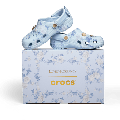 LoveShackFancy Blue Classic Clog | Crocs US
