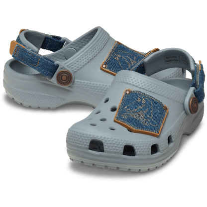 Toddler Classic Denim Adjustable Backstrap Clog | Crocs US