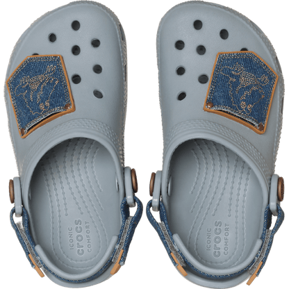 Toddler Classic Denim Adjustable Backstrap Clog | Crocs US