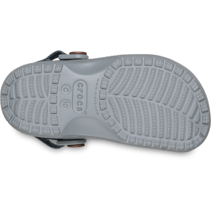 Toddler Classic Denim Adjustable Backstrap Clog | Crocs US