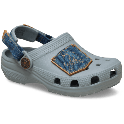 Toddler Classic Denim Adjustable Backstrap Clog | Crocs US