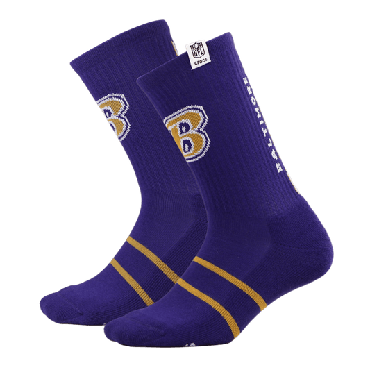 NFL Baltimore Ravens Crocs Socks | Crocs discount