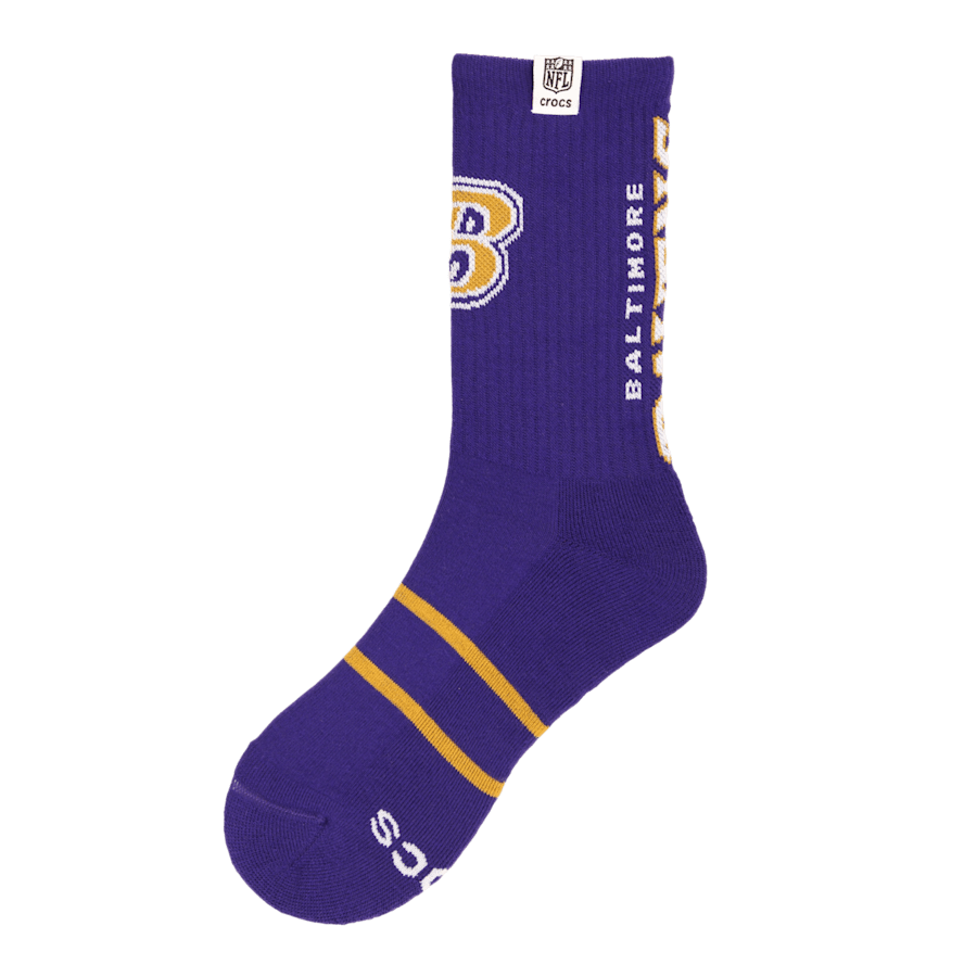 NFL Baltimore Ravens Crocs Socks | Crocs discount