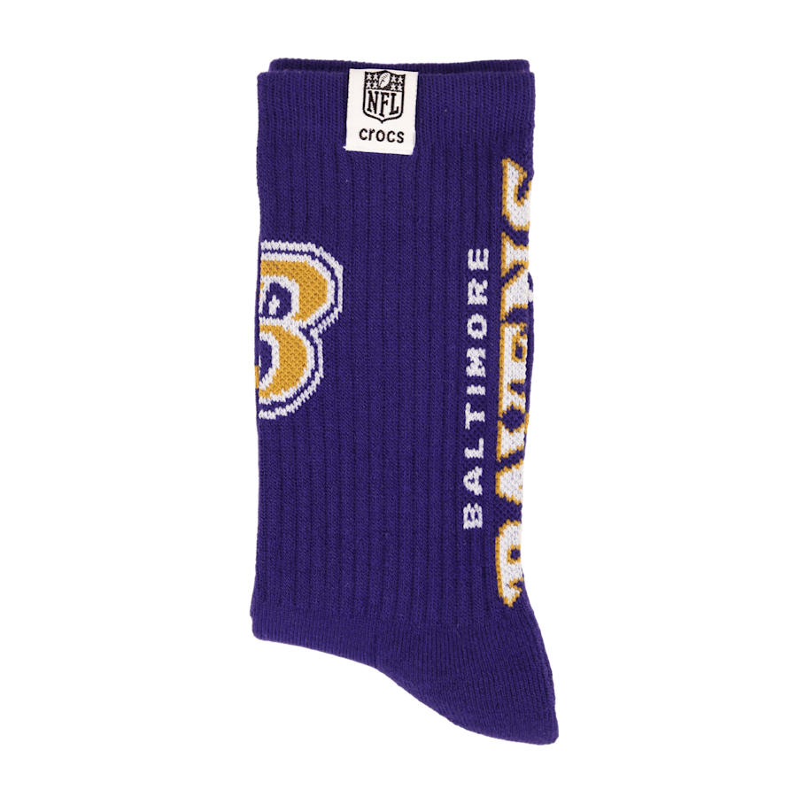 NFL Baltimore Ravens Crocs Socks | Crocs discount