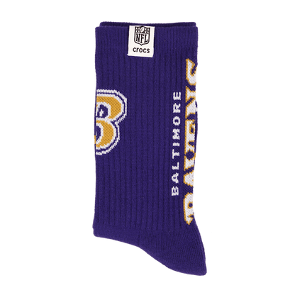 NFL Baltimore Ravens Crocs Socks | Crocs discount