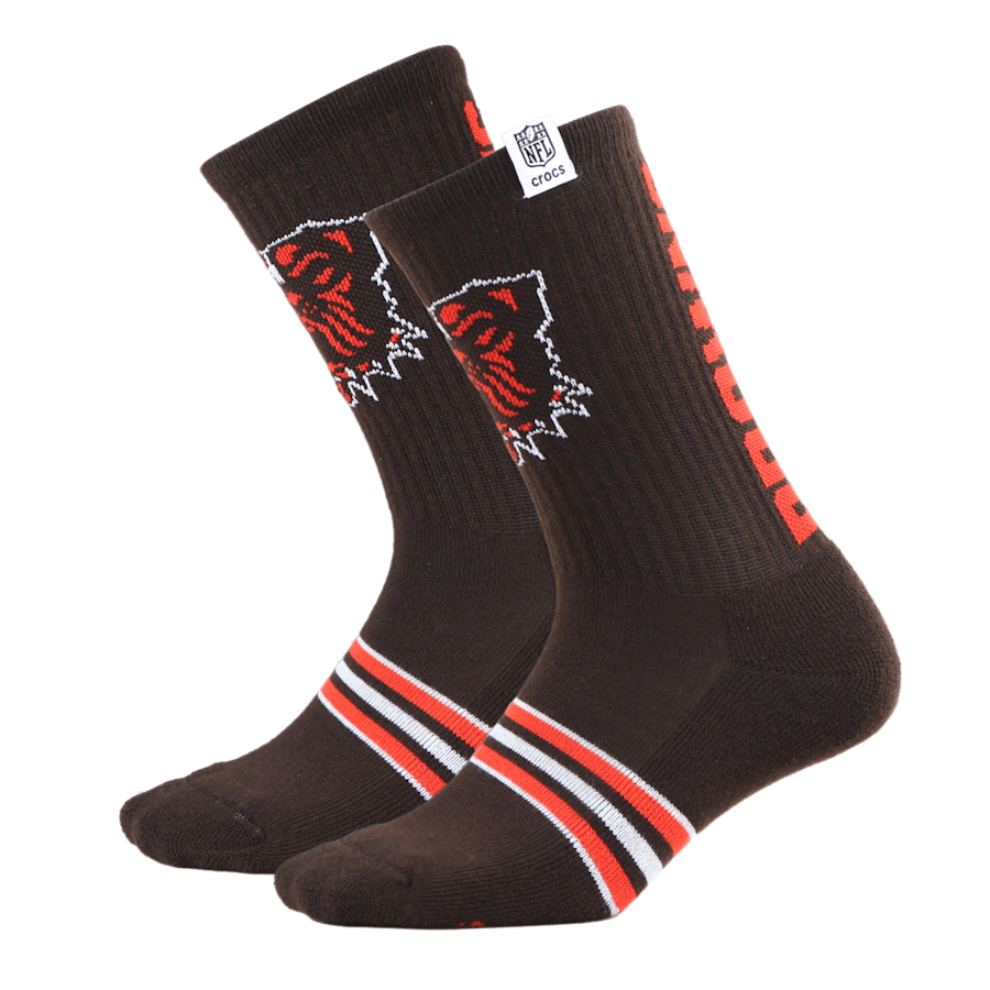NFL Cleveland Browns Crocs Socks | Crocs sale