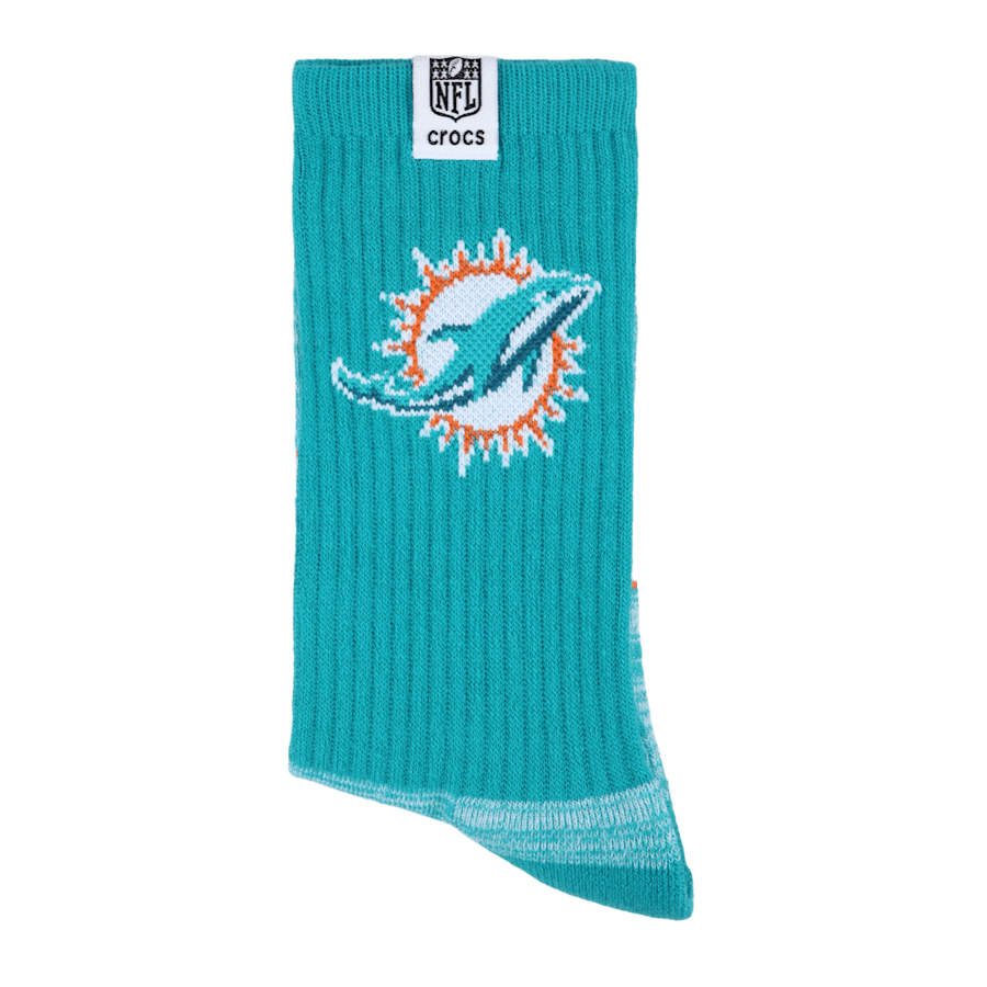 NFL Miami Dolphins Crocs Socks | Crocs discount