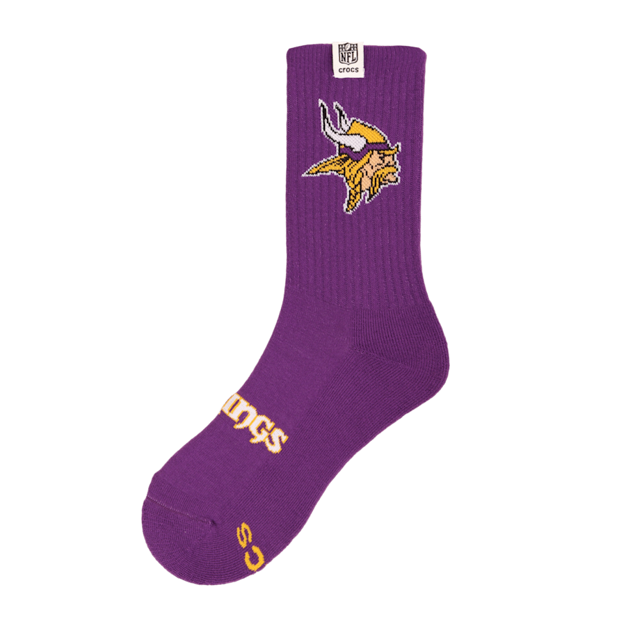 NFL Minnesota Vikings Crocs Socks | Crocs for sale