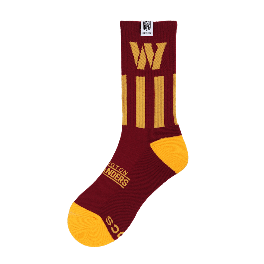 NFL Washington Commanders Crocs Socks | Crocs discount