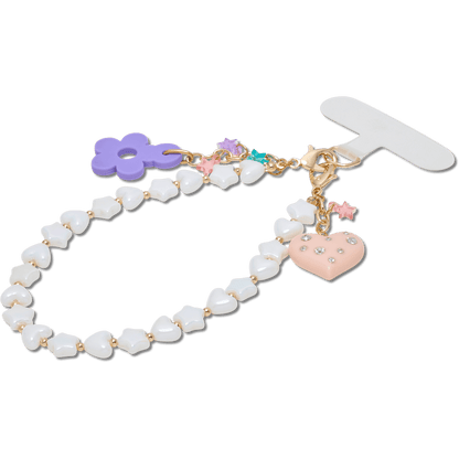 Beaded Heart Flower Phone Wristlet | Crocs on sale