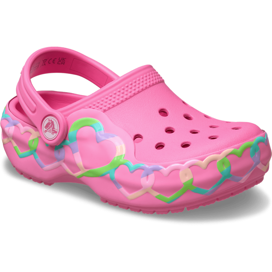 Toddler Classic Heart Lights Clog | Crocs outlet