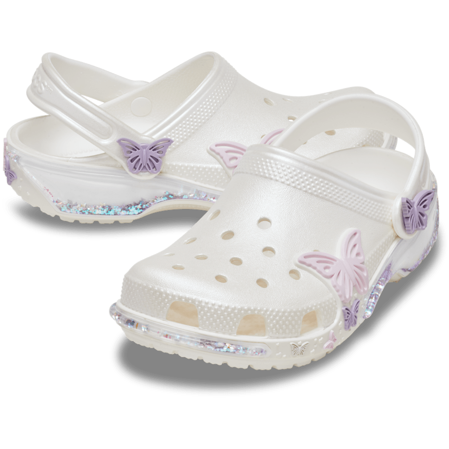 Toddler Classic Butterfly Sparkle Shaker Clog | Crocs outlet