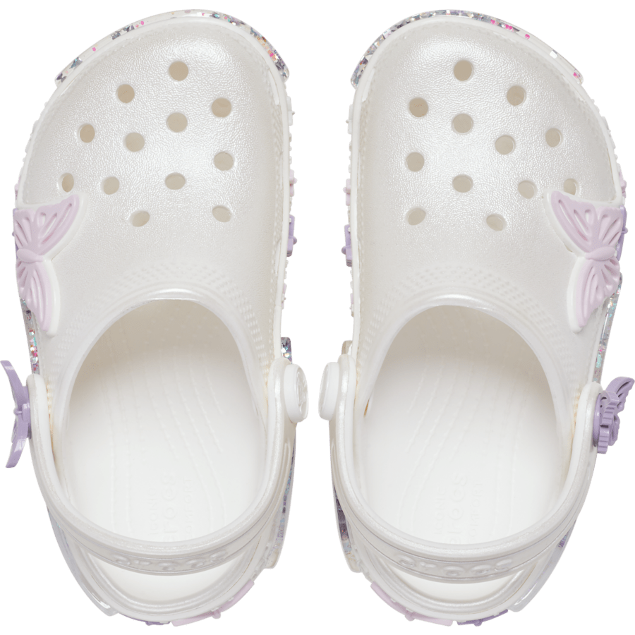 Toddler Classic Butterfly Sparkle Shaker Clog | Crocs outlet