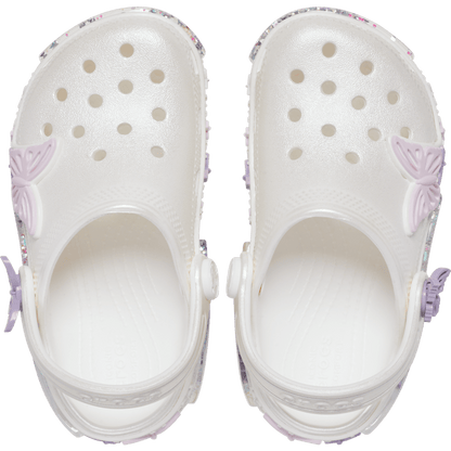Toddler Classic Butterfly Sparkle Shaker Clog | Crocs outlet