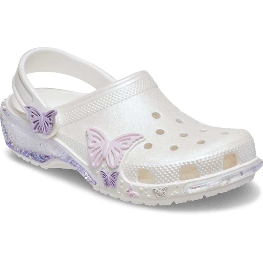 Toddler Classic Butterfly Sparkle Shaker Clog | Crocs outlet