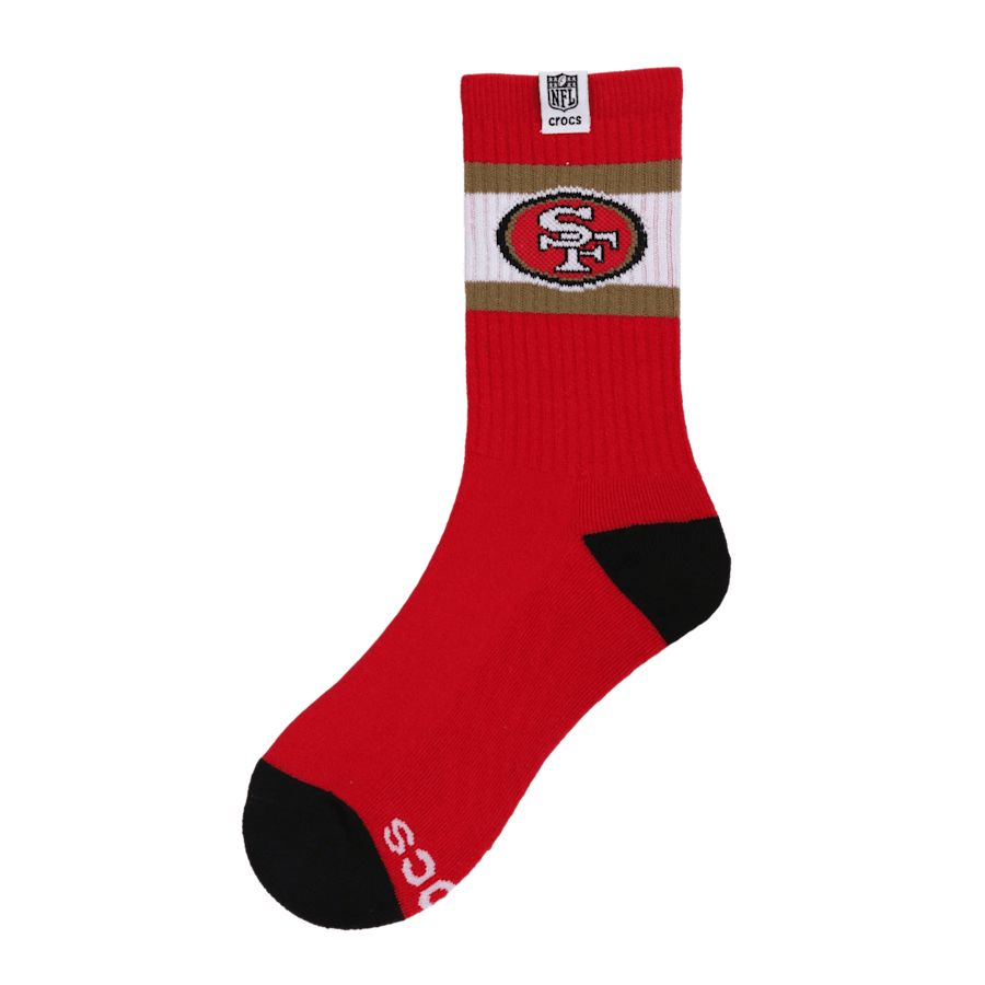 NFL San Francisco 49ers Crocs Socks | Crocs US