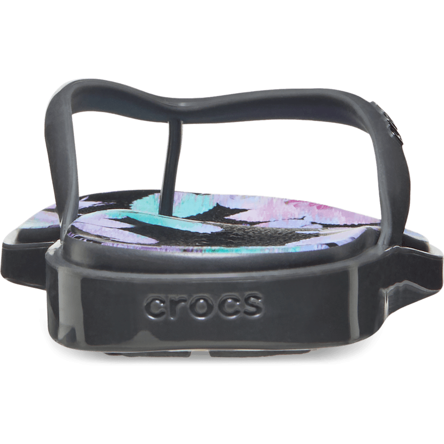 Miami Round Toe Dark Floral Flip | Crocs on sale